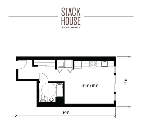 Stack House Apartments in Seattle, Washington S31 Floor Plan